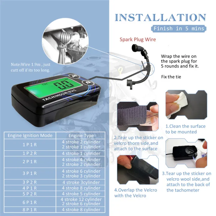 %E3%80%90Miga%20Plaza%E3%80%91Digital%20Engine%20Tach%20Hour%20Meter%20Waterproof%20Tachometer%20Gauge%20Engine%20RPM%20LCD%20Display%20For%20Motorcycle%20Car%20Boat%20-%20Image%204