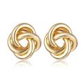 Gold Silver Color Alloy Drop Earrings For Women Exaggeration Earrings Wedding Simple Fashion Jewelry Trend Accessories. 