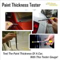 Paint Thickness Gauge Car Body Damage Detector Pen-Type Waterproof Paint Coating Tester for Verifying The Car Thickness of Paint. 