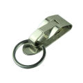 Heavy Duty Survivor Security Belt Clip Nickel Plated Steel Key Chain. 
