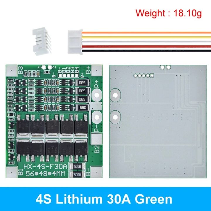 BMS%204S%203.2V%203.7V%2030A%20LiFePO4%20/%20Lithium%20Battery%20Charge%20Protection%20Board%2012.8V%2014.4V%2018650%2032650%20Battery%20Packs%20With%20Balance%20-%20Image%202