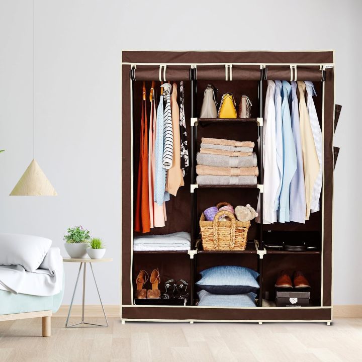 3%20Door%20Storage%20Wardrobe%20Foldable%20and%20Movable%20Cloth/Fabric%20Wardrobe%20with%20Zip%20Up%20Collapsible%20Cupboard%20(TLS)%20-%20Image%203