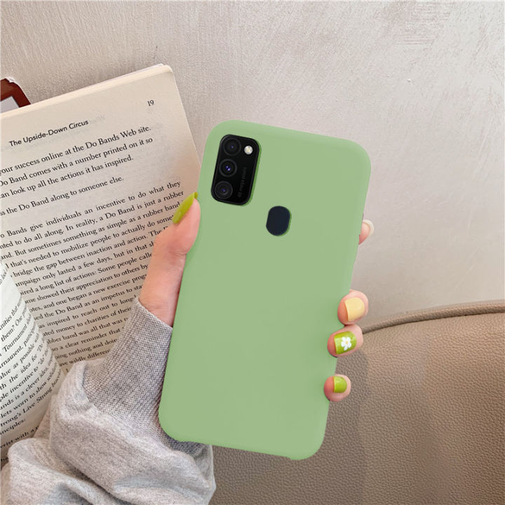 Tokifu Samsung Galaxy M21 Casing The New Liquid Silicone Phone