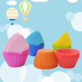 4Pcs Silicone Cake Cup Liner Baking Cup Mold Muffin Round Cakecup Cake Tool. 