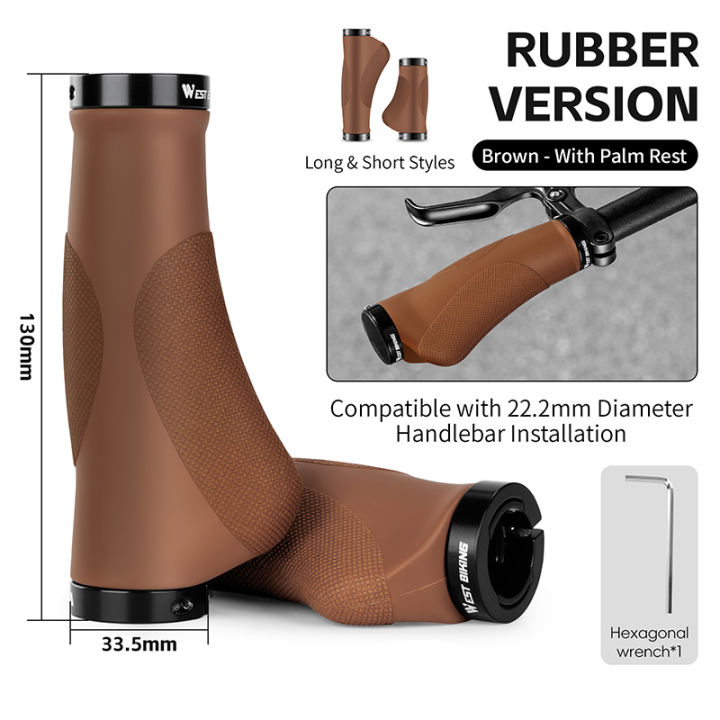 WEST%20BIKING%20Ultra%20Fine%20Fiber%20Leather%20Mountain%20Bike%20Handlebar%20Short/long%20Bike%20Grip%20Handlebar%20End%20Anti%20Slip%20Aluminum%20Lock%20-%20Image%208