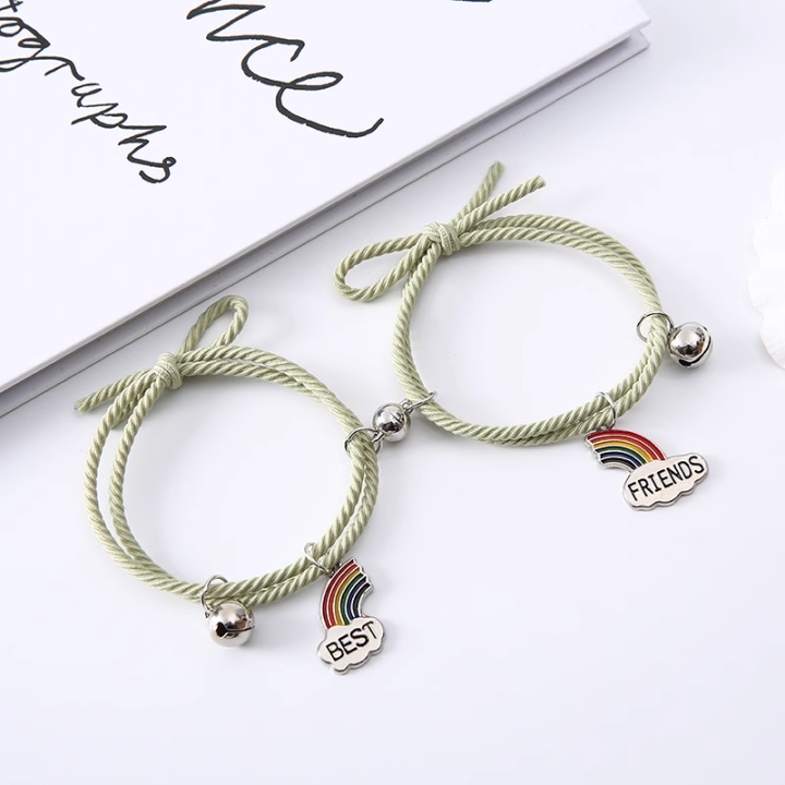 2pcs/set%20Rainbow%20Bracelet%20Korean%20Style%20Best%20Friends%20Bracelet%20Friendship%20Jewelry%20Fashion%20Birthday%20Gift%20Bracelet%20Rainbow%20Woven%20Suction%20Couple%20Bracelet%20Bell%20As%20a%20Gift%20For%20Best%20Friend%20Small%20And%20Fresh%20Student%20Bracelet%20Female%20Magnetic%20Suction%20Small%20Rubber%20Band%20-%20Image%204
