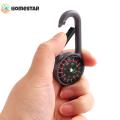 Homestar Mixed Colour Outdoor Camping Hiking Tactical Survival Mini Compass Carabiner Children's Toy Compass Small Gift #460025. 