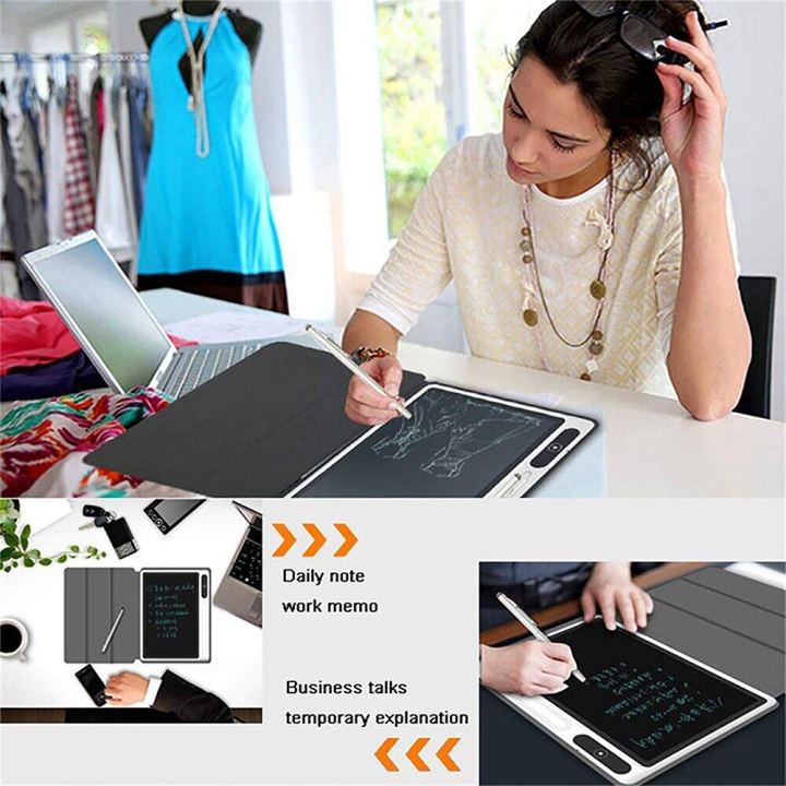 10.1%20Inch%20LCD%20Screen%20Handwriting%20Board%20with%20Case%20Electronic%20Notepad%20with%20Leather%20Case%20Electronic%20Drawing%20Tablet%20for%20Work%20Study%20-%20Image%205