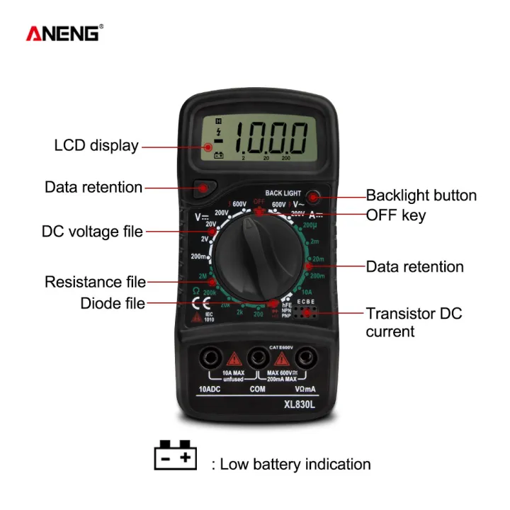 ANENG%20XL830L%20Digital%20Multimeter%20Esr%20Meter%20Testers%20Automotive%20Electrical%20Dmm%20Transistor%20Peak%20Tester%20Meter%20Capacitance%20Meter%20-%20Image%207
