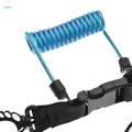 Dive Snappy of Coil Lanyard Loss Resistant Spring Coil Rope Cameras with Clips and Quick Release Buckle Cameras Anti for Loss Rope Scuba Diving Lanyard. 
