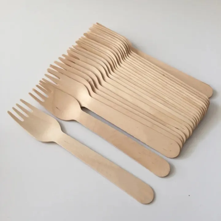 100Pcs%2016cm%20Of%20Disposable%20Wooden%20Cutlery%20Forks%20Choice%20For%20Your%20Picnic,%20Office,%20Dinner%20Party,%20Special%20Events,%20Weddings%20And%20For%20Your%20Caf%C3%A9,%20Restaurant.%20-%20Image%203