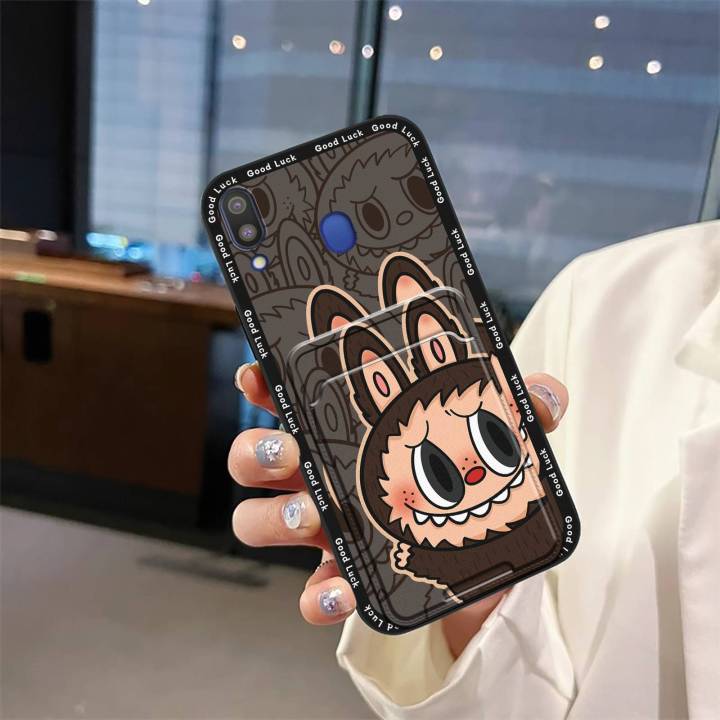 Cover%20Cute%20Phone%20Case%20For%20Samsung%20Galaxy%20M20/SM-M205FD%20protective%20Fashion%20Design%20Card%20bag%20Full%20wrap%20Card%20slot%20Cartoon%20-%20Image%207