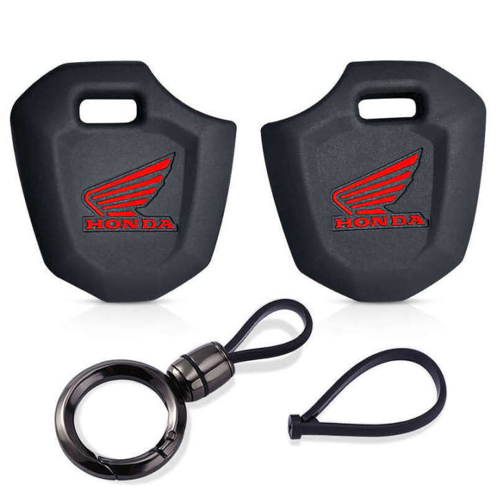 Honda%20Msx%20125%20Rebel%20300%20Wave%20100%20Grom%20Cb300%20Cbr300%20Silicone%20Motorcycles%20Accessories%20Keychain%20Key%20Case%20Keyring%20Cover%20Holder%20Shell%20Protecotor%20-%20Image%204