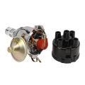 45D4 Points Distributor with Cap and Red Rotor Arm Ignition Distributor for A Series Engines From 1969 to 1981 Car Accessories. 