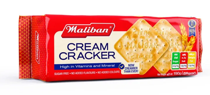 Maliban Smart Cream Cracker 190g