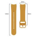 Watch Strap For Samsung Galaxy Watch4 44mm Universal Silicone Colorful Buckle Watch Band(White). 