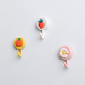 1PC Cute Wall Hook Plastic Self Adhesive Hanger Cartoon Fruits Shape Holder For Kids Room Home Decor. 