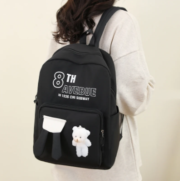 Korean%20Backpack%20student%20Large-capacity%20backpack%20middle%20and%20high%20school%20student%E2%80%99s%20campus%20school%20bag%20solid%20color%20casual%20bear%20Korean%20Style%20backpack%20and%20travel%20bag%20%7C%201223%20-%20Image%202