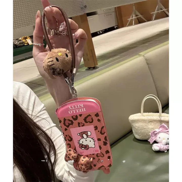 Zebf%20--%20Luxury%20leopard%20print%20cute%20Hello%20Kitty%20make%20up%20mirror%20flip%20protect%20Case%20for%20iPhone%2013%2014%2015%2016pro%20Max%20retro%20mobile%20phone%20KT%20cover%20-%20Image%204