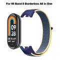 For Xiaomi Mi Band 8 Loop Nylon Watch Band. 