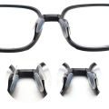 1pair Adhesive Silicone Non-slip Stick on Nose Pads for Eyeglasses Sunglasses. 