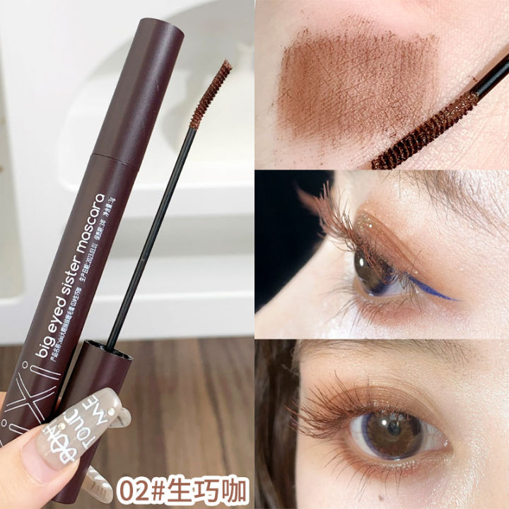 XIXI%20Big%20Eyes%20Sister%20Mascara%20Color,%20not%20easy%20to%20blend,%20the%20female%20small%20brush%20head%20is%20naturally%20slender%20and%20thick,%20light%20brown%20black%20-%20Image%206