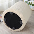 Stool Seat Cover Dust-proof Stretch Square/Round Footstool Protector Cover. 