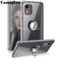 For Nokia C12 Case Soft Clear Transparent Protector Shockproof Car Magnetic Holder Ring Back Cover Casing hp Nokia C12 Phone case. 
