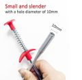 【WEJA】60cm Spring Pipe Dredging Tools, Drain Snake,Sewer Dredge Pipeline Hook Clog Remover Cleaning Tools Household for Kitchen Sink. 