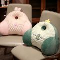 Dormitory Ice Silk Peas Pillow Waist Car Ice Cushion Backrest Public Room Bedside Cushion Summer Office Waist Support Cushion 〃. 