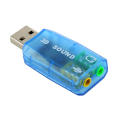 External USB Sound Card Audio Adapter Mic Speaker Audio Interface For Laptop PC. 