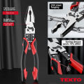 Multifunctional 9-in-1 Universal Combination Cutting Plier Lineman Plier Spring Loaded Tool Wire Cutting Crimping Stripping Electrician Repair Labour-Saving Plier - 8.5" - Tekto. 