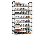 7 Layers Steel Shoe Rack Household Simple Metal Shoe Rack Shoe Storage Box Shoe Cabinet Storage Slippers Multi-layer Door Frame. 