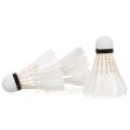 Duck Feather Feather Shuttlecock Foam Ball Head White Badminton for Outdoor Primary Training Amateur Activities. 