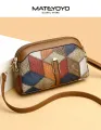 MATETOTO Women Shoulder Bag Fashion Cross-body Bag Elegant Classy Bags Boho Sling Bag Cross Body Bag Cross body Bag Casual Bags Double Zipper Bag Trend Retro Sling Bag. 