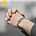 Men Dragon Bracelet Vintage Dragon Studded Bracelet Stylish Retro Keel Bracelet for Men Hip Hop Bangle Jewelry Gift Stylish Hip-hop Bracelet. 