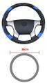 36CM】 Car Steering Wheel Cover Bus Truck For 36 38 40 42 45 47 50 CM Out Diameters Red Microfiber Steering-wheel. 