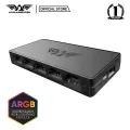 Armaggeddon Tessaraxx Command - 8.2R ARGB Controller Compatible with ASUS / MSI / Gigabyte MotherBoard. 