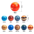 10PCS Mini Solar System Stress Balls Planets Squeeze Balls Space Toys for Kids Early Learning Stress Relief Fidget Toy. 