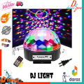 Bluetooth LED Crystal Magic Ball DJ Light With MP3 Music. 