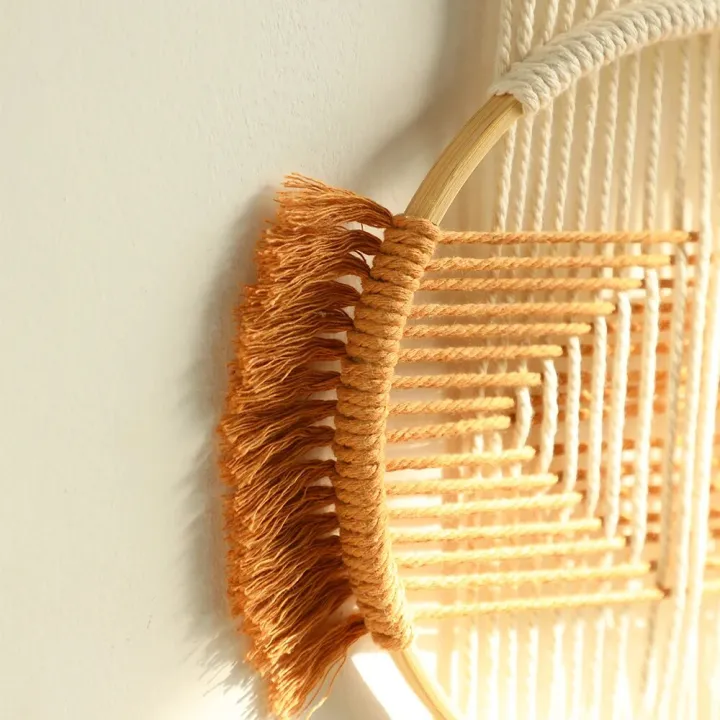 macrame%20wall%20hanging%20Macrame%20Wall%20Hanging%20Boho%20Wall%20Decor%20Handmade%20Brown%20Round%20Wall%20Art%20for%20Home%20Bedroom%20Apartment%20Dorm%20Room%20Christmas%20Decoration%20-%20Image%203