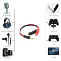 3.5mm Audio Y Splitter Cable - 1 Male to 2 Female Headphone Mic Adapter | Dual Jack Converter for PC Gaming Headset | Separate Headphone Microphone Splitter | 3.5mm Aux Cable for Laptop Desktop Computer | Gold Plated Audio Jack Adapter. 