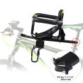 Safety Child Bicycle Seats Bike Front Baby Seats Kids Saddle with Foot Pedals Support Back Rest for MTB Road Bike Bicycle. 