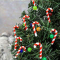 20PCS Mini Candy Cane Christmas Tree Decoration Xmas Pendant DIY Home Decor Merry Christmas Children   New Year Navidad. 