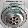 Durable Anti Clog Kitchen Sink Strainer Floor Drain Plug Hair Clean Up Drain Filter Food Catcher Tools Anti-blocking Mesh Trap. 