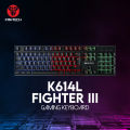 FANTECH K613L | K614L 104 Keys Profession Gaming Keyboard USB English Backlight Keyboard. 