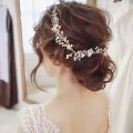 1-36 Pcs Flower Pearl U-shaped Pins Barrettes Gold Silver Color Bridal Vine Tiara Hairband Rhinestone Wedding Hair Combs Elegant Hair Jewelry Accessories. 