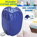 Portable Electric Clothes Dryer Folding Travel Air-O-Dry Clothes Warm Cloth Dryer Wardrobe with Accessories-EU Plug. 