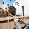 KOKKO Light Ring RGB LED Light With 8 Color 400 Effects Remote Control Decal Decoration Accessories Compatible For PS5/PS5 Slim Console. 
