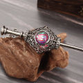 Fashion Wand and Sorcerer||||'s Stone Pendant Necklace Ladies Magic Costume Pendant Wizard World Magic Apprenticeship School Gift. 